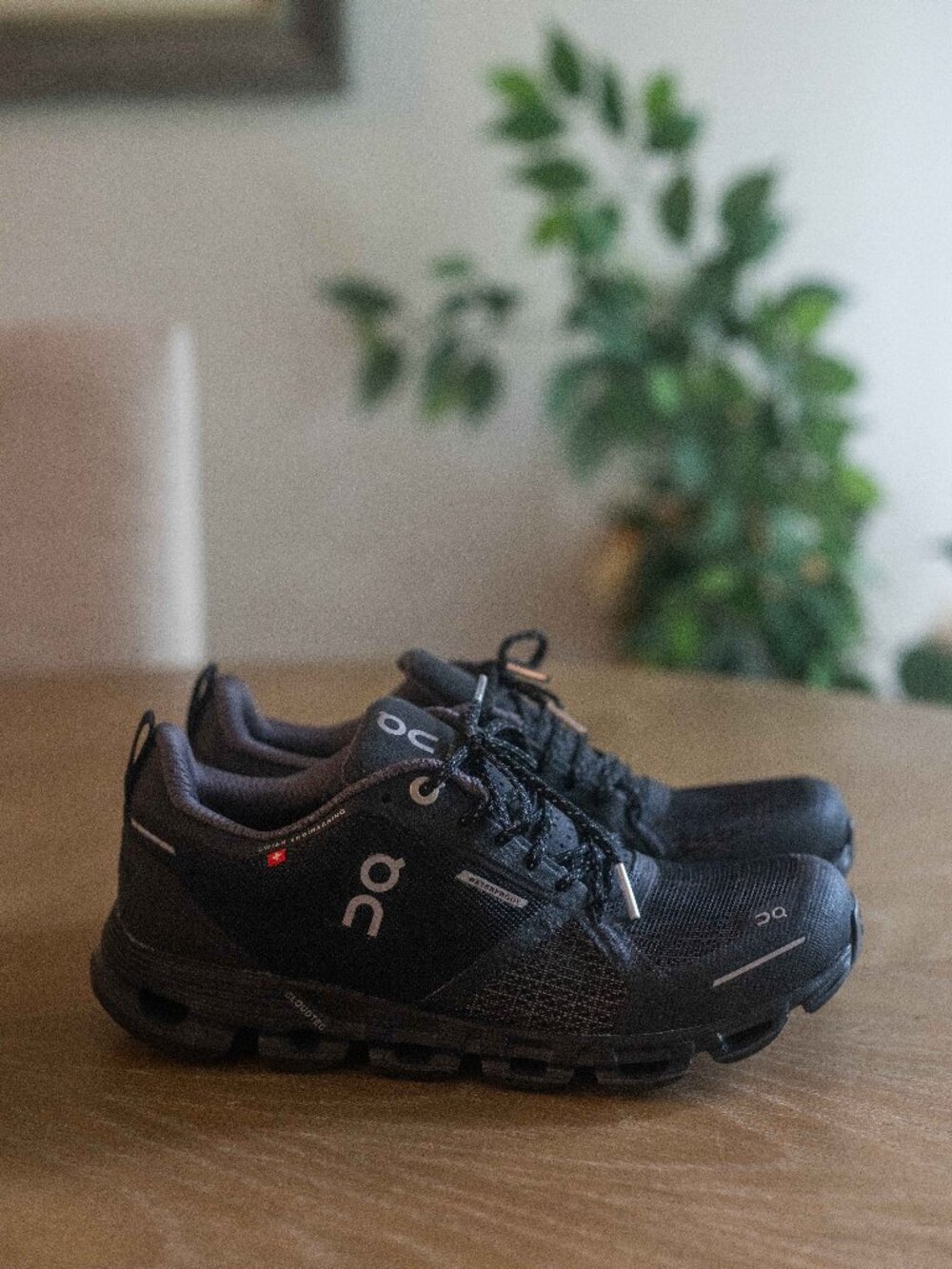 On Running Women's On Cloudflyer Waterproof Tennis Shoes